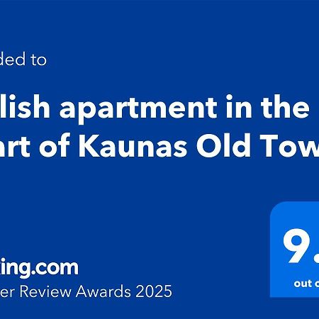 Stylish Apartment In The Heart Of Kaunas Old Town Buitenkant foto